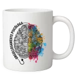 Mug blanco - Orgullosamente psicóloga